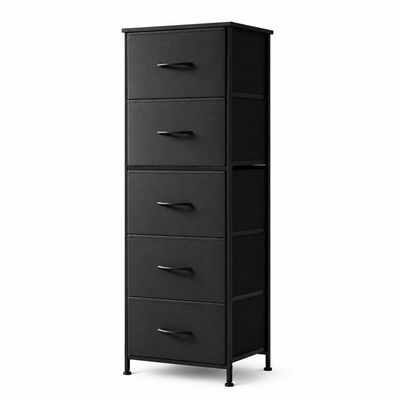 C&oacute;moda Alta De 5 Cajones Para Dormitorio