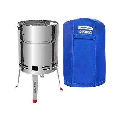 Asador Grill a Carb&oacute;n Tramontina 32200522 TCP-400 C/Funda Acero Inox END8*