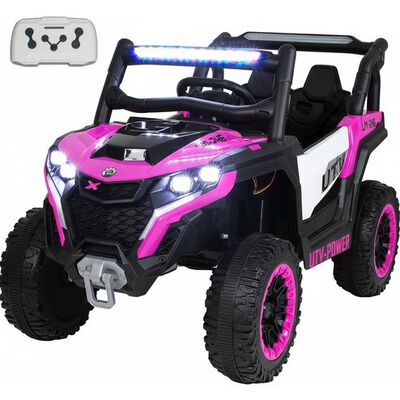 Montable Electrico Buggy 12v Luces Led Ni&ntilde;os Control Remoto Little Monkey