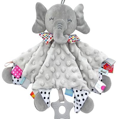 Manta De Apego Peluche Gris