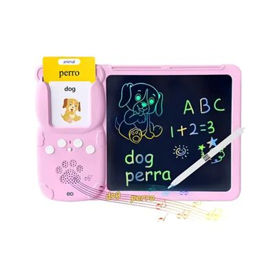 Juguetes Educativos Did&aacute;cticos Pizarra M&aacute;gica 510 Palabras Rosa