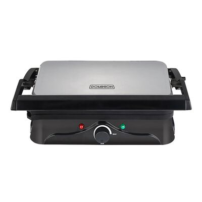 Parrilla Panini Dominion Grill Acero Inoxidable Multifuncional