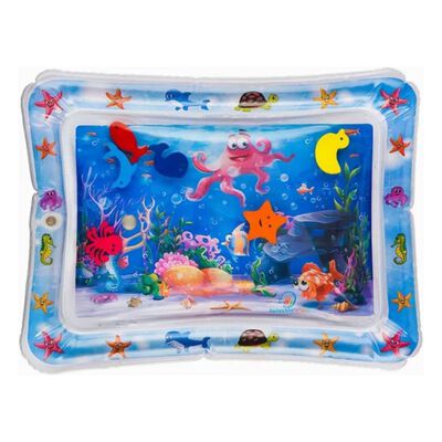 Tapete Inflable Bebe Acuatico Estimulacion Temprana Azul