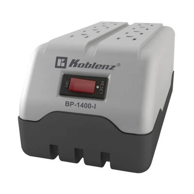 Regulador de Voltaje Koblenz BP-1400-I 8 Contactos 1400 VA / 800W ENDY1*