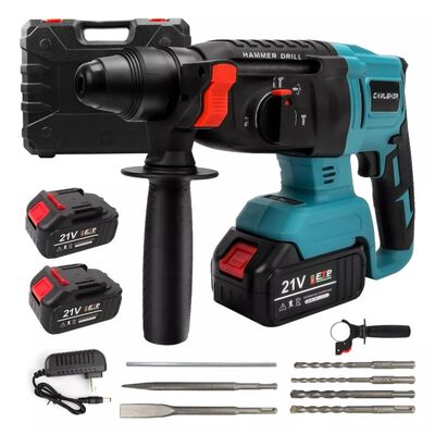 Rotomartillo Inal&aacute;mbrico Taladro Sds Plus 2 Bater&iacute;as 2000w.