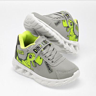 TENIS URBANO Celex NI&Ntilde;O EN COLOR GRIS VERDE OLIVO 242