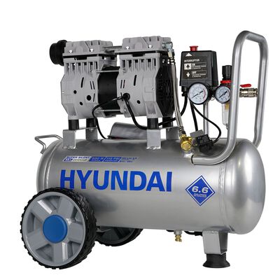 Compresor de Aire El&eacute;ctrico 0.75 Hp Hyundai 25 Litros 110v-60hz - HYK2525