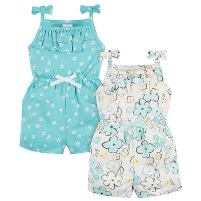 Romper Gerber beb&eacute; set 2 piezas azul c&oacute;modo algod&oacute;n