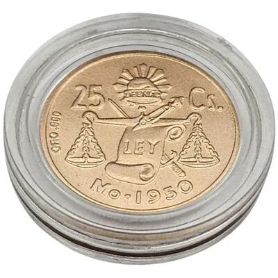 Moneda de oro puro Arras Peseta