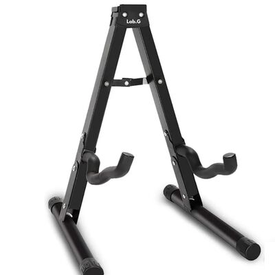 Soporte De Guitarra De Metal Plegable, Soporte De Base Negro