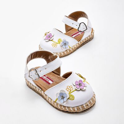 ALPARGATA Little-Steps Ni&Ntilde;A 90637 COLOR BLANCO MULTICOLOR