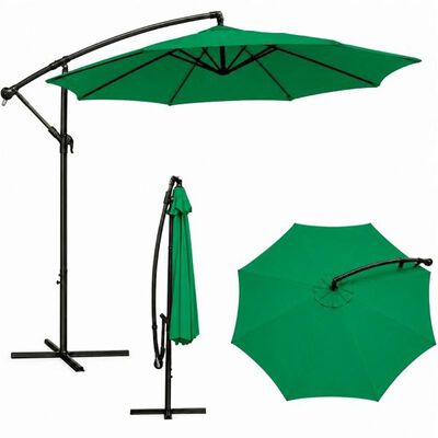 Sombrilla Jardin 3 mts Diametro Playa Sol Lateral Exterior Verde