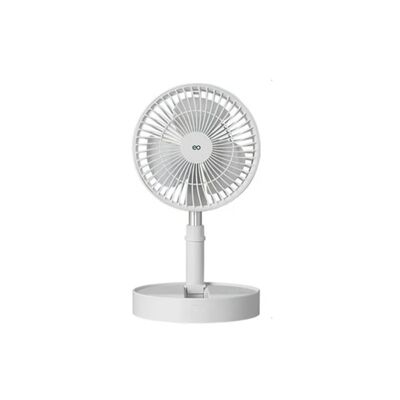 Ventilador Solar Port&aacute;til 3 En 1 Con Panel Solar 6v