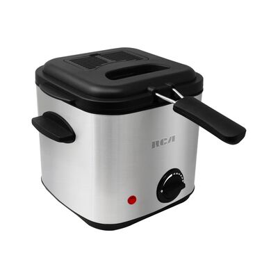 Mini Freidora El&eacute;ctrica RCA RC-DF2 1,5 Lts Plata ALBY2
