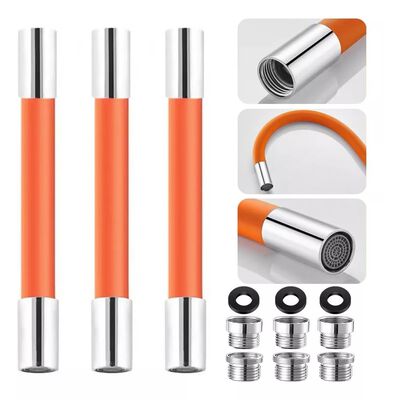 Juego Extensor De Grifo Llave De Agua Flexible Rotaci&oacute;n 30cm*3pcs