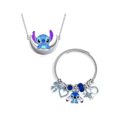 Set de Collar y Pulsera Lilo & Stitch