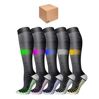 Calcetas De Compresion Medias Alivia Varices Y Circulaci&oacute;n Gris S/M