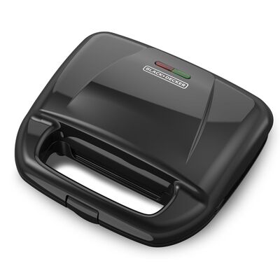 Waflera Black & Decker WM120B Antiadherente 760W Negra SYP-Y