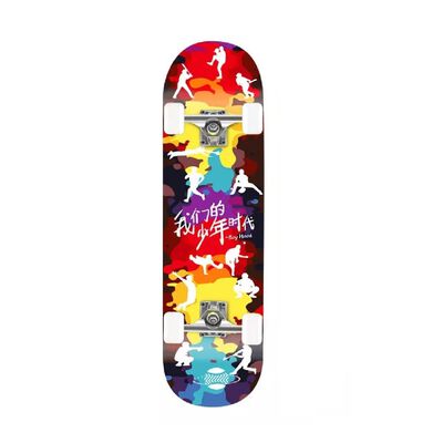 Patineta De 80*20 Cm Doble Balanc&iacute;n Tabla De Cuatro Ruedas Rojo.