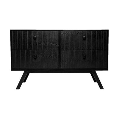 Cajonera Japandi Negro - Kessa