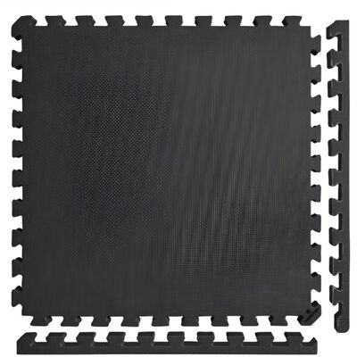 Tapete Ejercicio Gym Tapete Pesas Crossfit Multiuso Kit 4pzs Modelo Negro