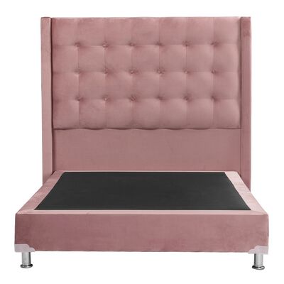 Cabecera Queen Size Dicasa Bruks Palo de Rosa+Box