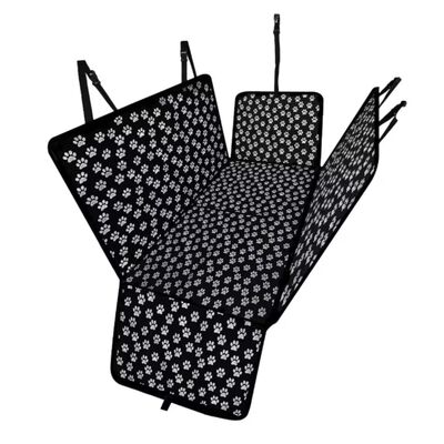 Funda Impermeable Coche Cubre Asiento Mascota Auto Perro Color Negro