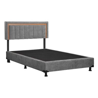Cabecera Queen Size Dicasa Ventur Gris Oscuro+Box