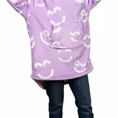 Coomfi - Maxi Hoodie, Sudadera Para Dormir Unitalla Infantil Lila