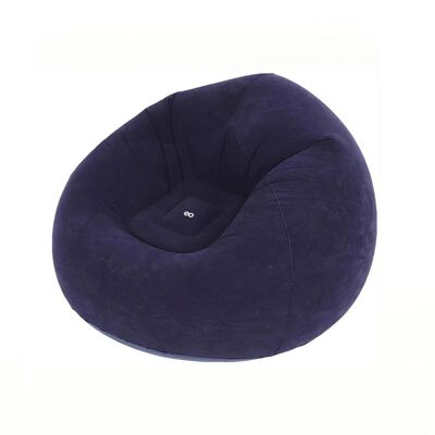 Puff sofa inflable violeta oscuro