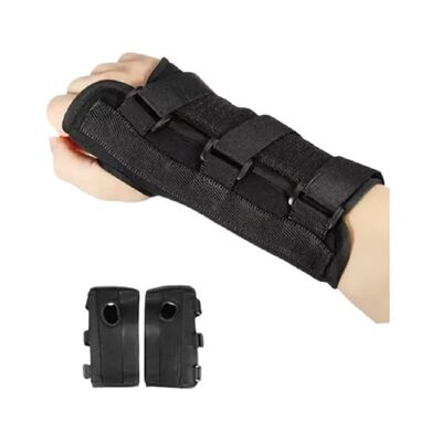Ferula Mu&ntilde;eca Con Apretador Ajustable Izquierda Negro S