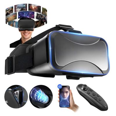 Lentes De Realidad Virtual Con Controles Modelo Negro