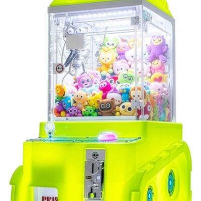 Maquina Garra Atrapa Peluches Audiotek Verde Arcade Led