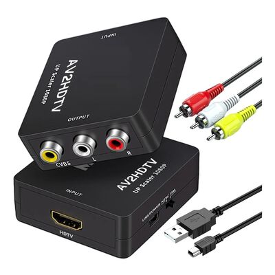 Adaptador Aomu W-dn07 Rca A Hd 1080p Negro 20 Cm Malubero
