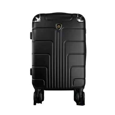 Maleta 10 Kg Cabina C/candado De Seguridad Doble Llanta Negro