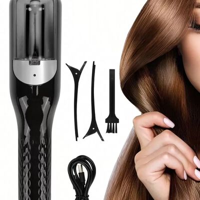 Maquina Recortadora de Puntas Abiertas Recargable, Removedor Autom&aacute;tico de Puntas Abiertas para Cabello