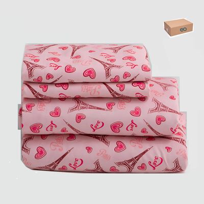 S&aacute;banas Matrimoniales Microfibra Estampado Color Amour