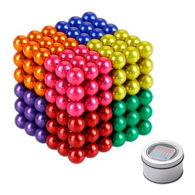 Cubo Magn&eacute;tico Magic Magnet Cube El Juguete, 216pcs 5mm.