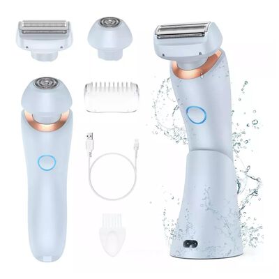 Depiladora El&eacute;ctrica Afeitadora Facial Cuerpo Port&aacute;til 2en1