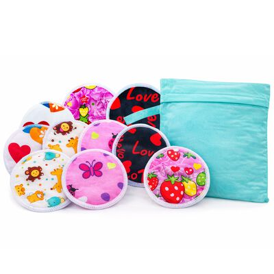 Protectores De Lactancia Lavables Ecol&oacute;gicos Tela Ecobaby Original M&aacute;s Bolsita Wetbag