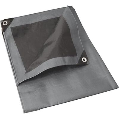 Lona Impermeable Polietileno Uso Rudo 4 x 6 m Urrea Gris