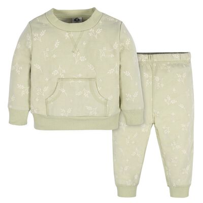 Conjunto Gerber 2 Piezas Sudadera Y Pantal&oacute;n Algod&oacute;n bebe