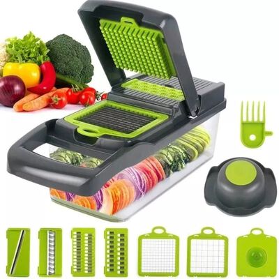Rallador Cortador Rebanador Picador Manual De Verduras Fruta Uwei 420 Verde.