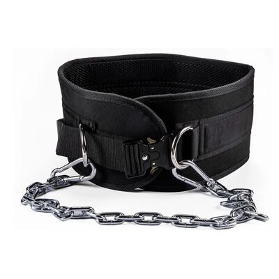 Cintur&oacute;n Dip Peso Faja De Lastre Para Cargar Gym Con Cadena