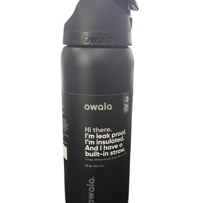 Termo de acero inoxidable Owala color negro de 40 oz 1.2 L