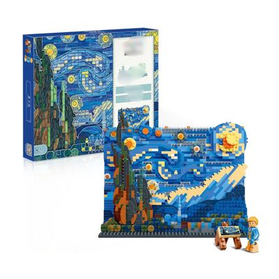 Coleccionable de la Noche Eterna en Miniatura , (Construye el tema de la noche y moviento art&iacute;stico) Excelente Armable