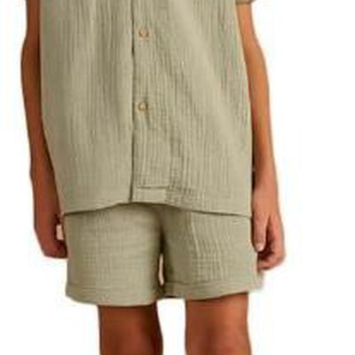 Bermuda/short casual ni&ntilde;o verde Next & Co modelo LINB