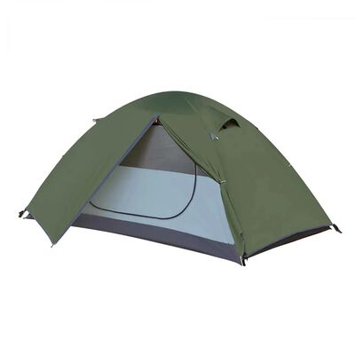 Tienda de Campa&ntilde;a Impermeable para 2 Personas Color Verde Oscuro