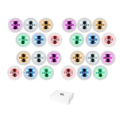 24 Pegatinas Luces Taza Tapete Led Luz Para Botella Posavasos