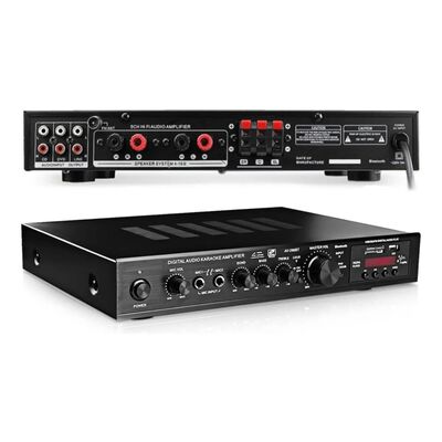 Amplificador De Audio Sunbuck Av-298bt De 5 Canales, 2000w.